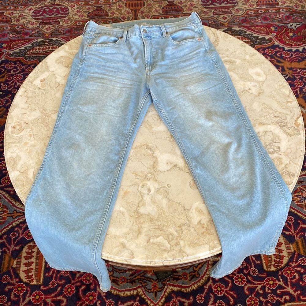 Gap Vintage Flare High Rise Light Wash Denim Jeans - Picture 2 of 15